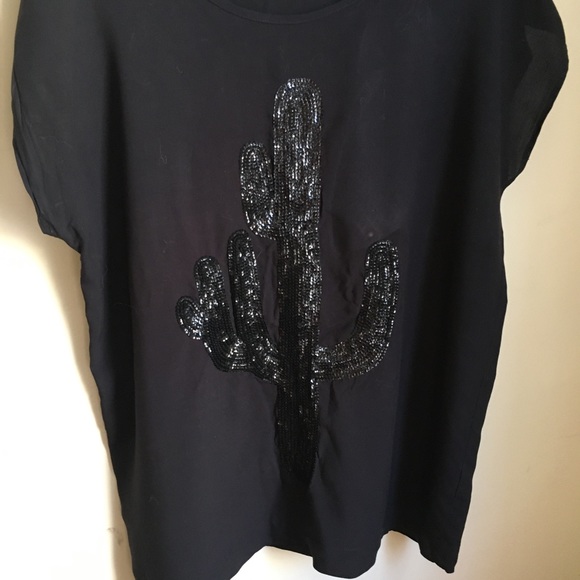 🌵🌵Sequined Cactus Tunic from Something Else🌵🌵 - Picture 3 of 5